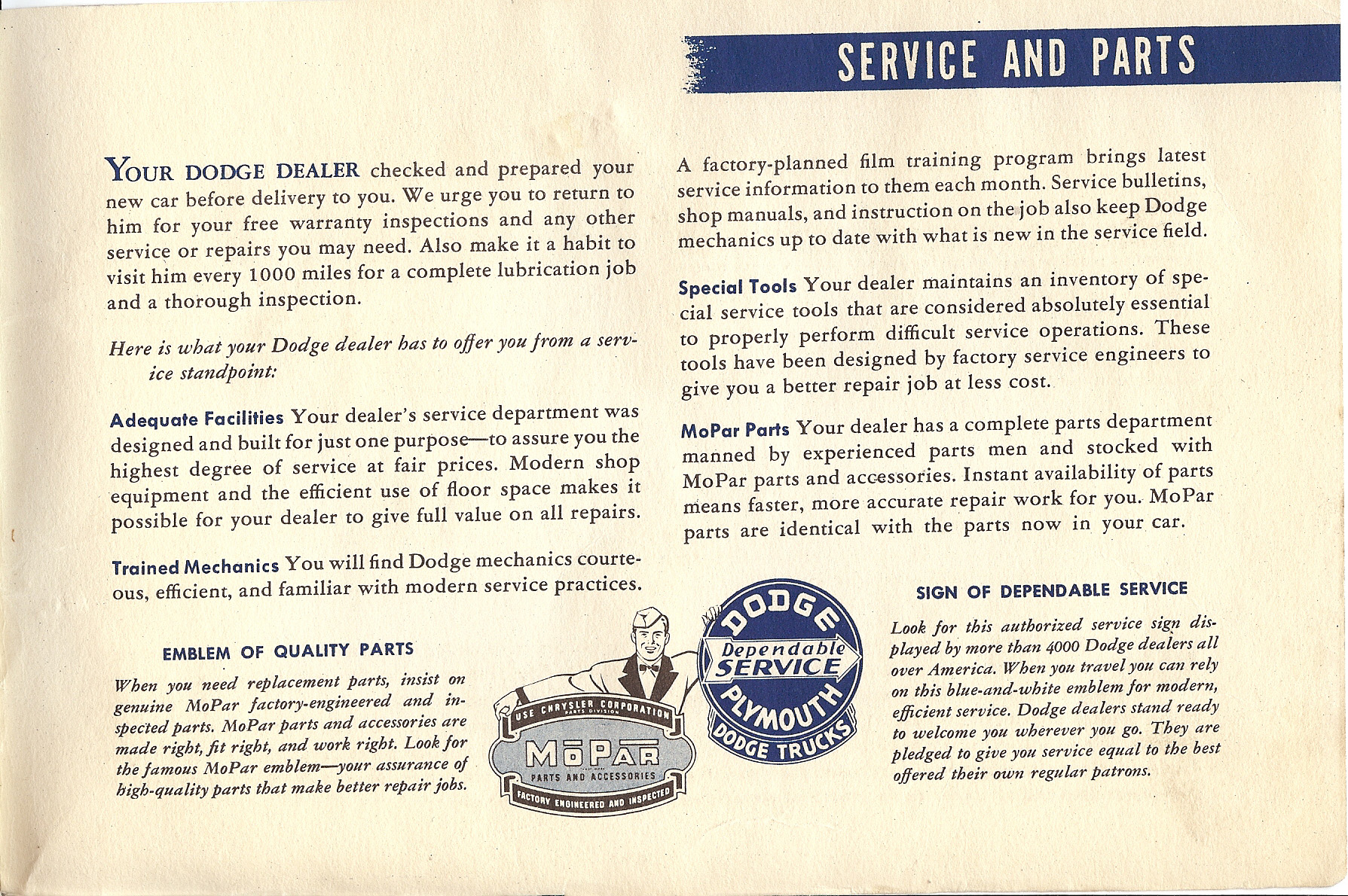 1949 Dodge D29 and D30 Manual Page 32